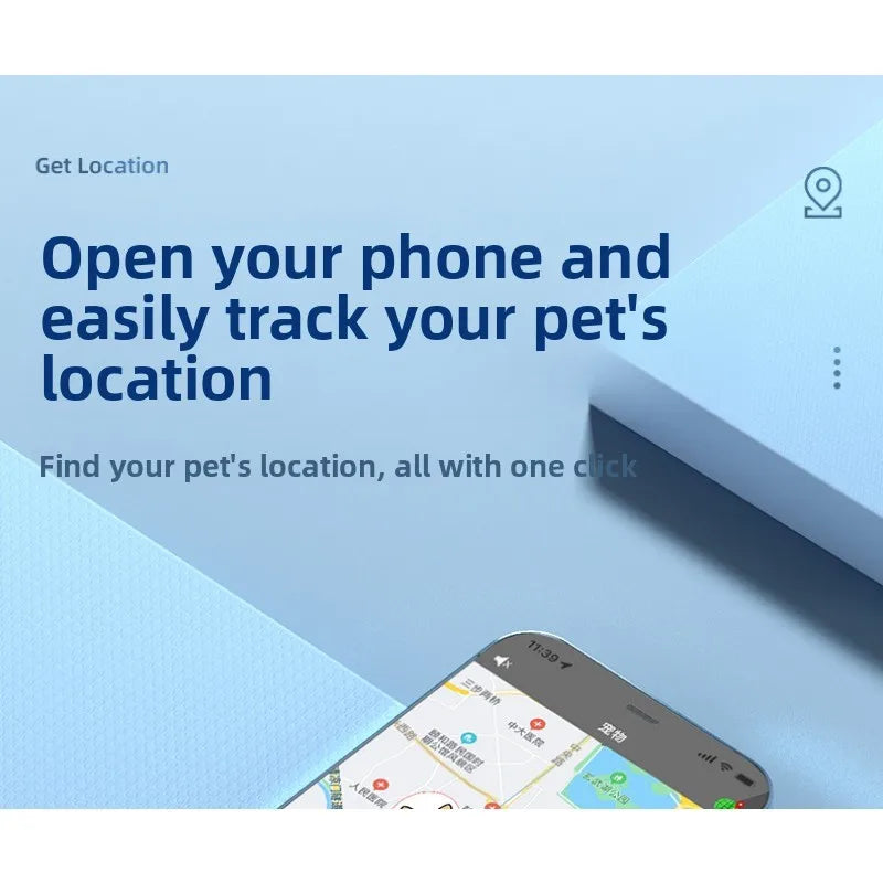 Pet GPS Tracker Anti-Lost Device Cat and Dog Tracking Collar Pet Tracking Collar
