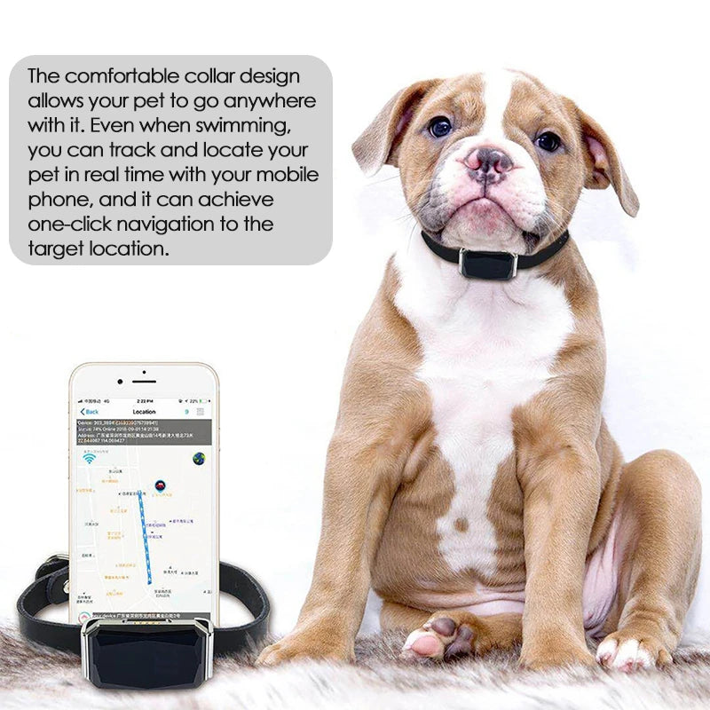 Pet GPS Tracker Location Adjustable Collar Anti-Lost Smart Real-Time Call Remote Control GPS Locator for Dogs Cats Sheep