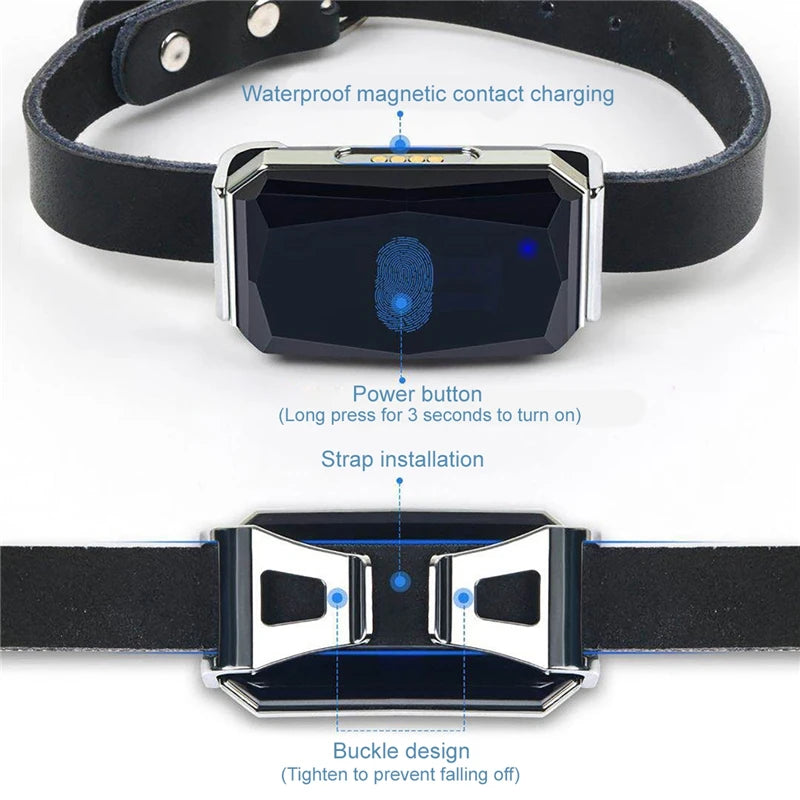 Pet GPS Tracker Location Adjustable Collar Anti-Lost Smart Real-Time Call Remote Control GPS Locator for Dogs Cats Sheep