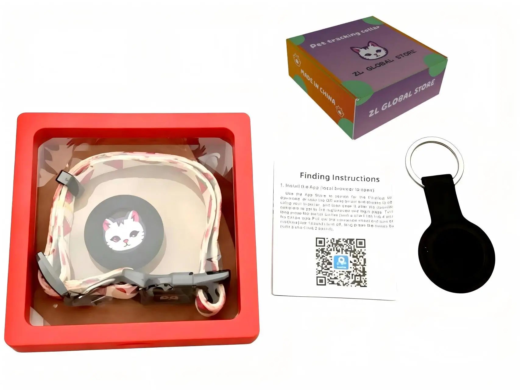 Smart GPS Tracker for pet collar to use dog and Cat GPS Tracker Real-time Positioning Alarm pet Tracker collar(Android & iOS)