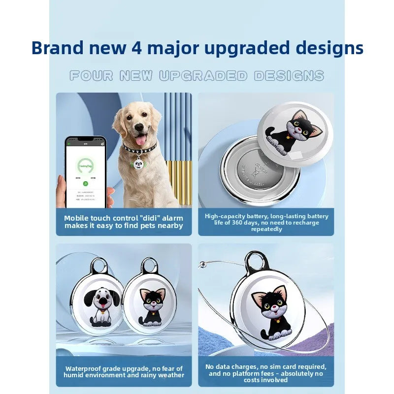 Pet GPS Tracker Anti-Lost Device Cat and Dog Tracking Collar Pet Tracking Collar