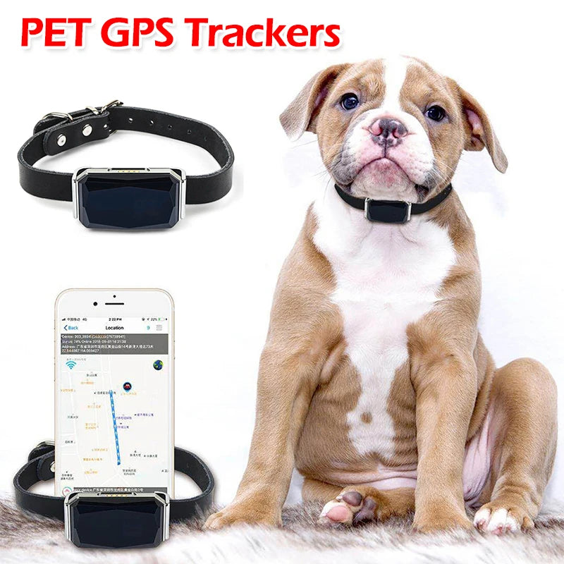Pet GPS Tracker Location Adjustable Collar Anti-Lost Smart Real-Time Call Remote Control GPS Locator for Dogs Cats Sheep
